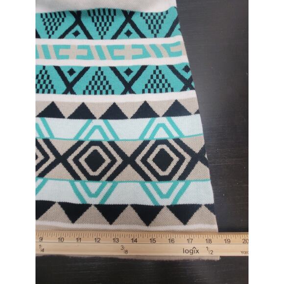 Women's T/O Dress Size Medium Sweater Tribal Print Short Sleeve Sweater - Picture 10 of 12